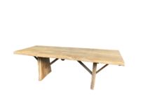 DKH-Outdoor eiken eettafel - Herman -Handgemaakt!