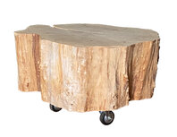 DKH Outdoor bijzet tafel - Populieren Boomstam